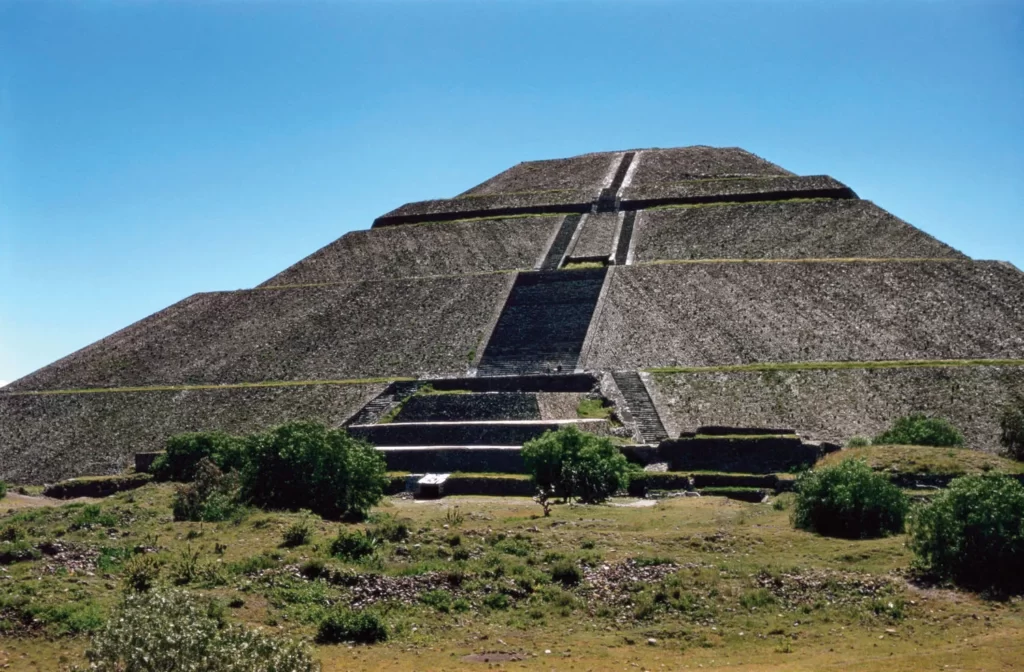 The Pyramid of the Sun at Teotihuacan