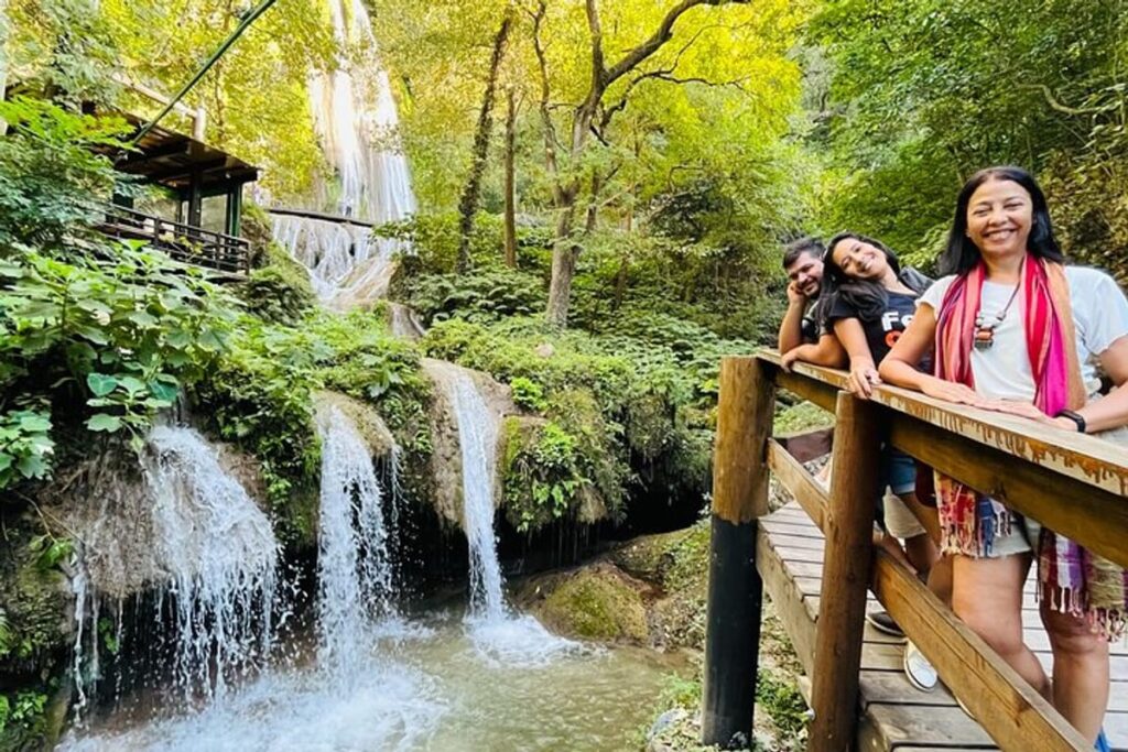 Waterfall of Cola de Caballo in Nuevo Leon