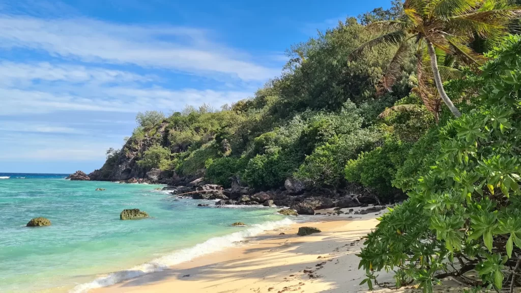 Sunset Beach: Pristine Sands on Mana Island