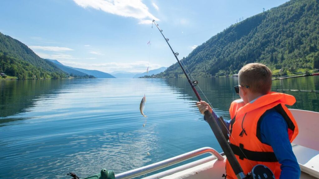 Fishing in the Scenic Waters of the Sognefjord