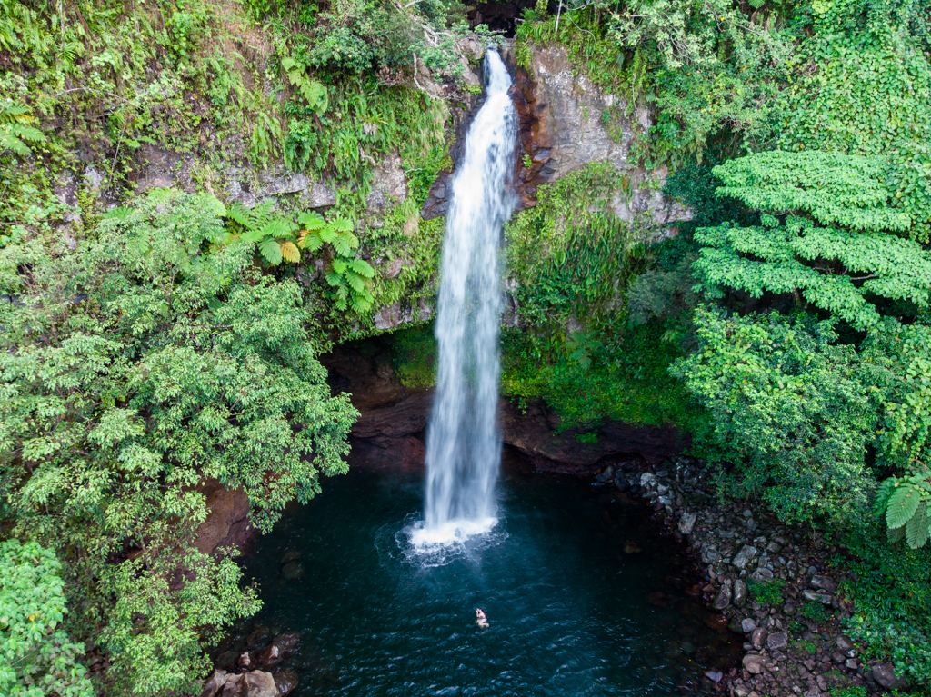 Tavoro Waterfalls: Swimming in Bouma Heritage Park, Taveuni