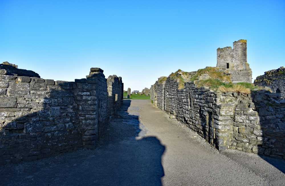 Aberystwyth Castle: Coastal Ruins in Wales