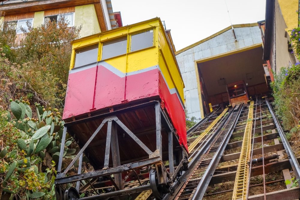 Scenic Rides on the Funiculars of Valparaíso, Chile