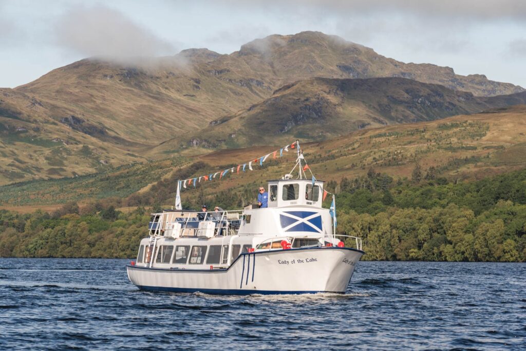 Exploring Loch Katrine in the Trossachs