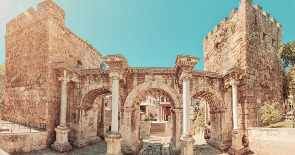 Hadrian’s Gate: Ancient Arch in Antalya