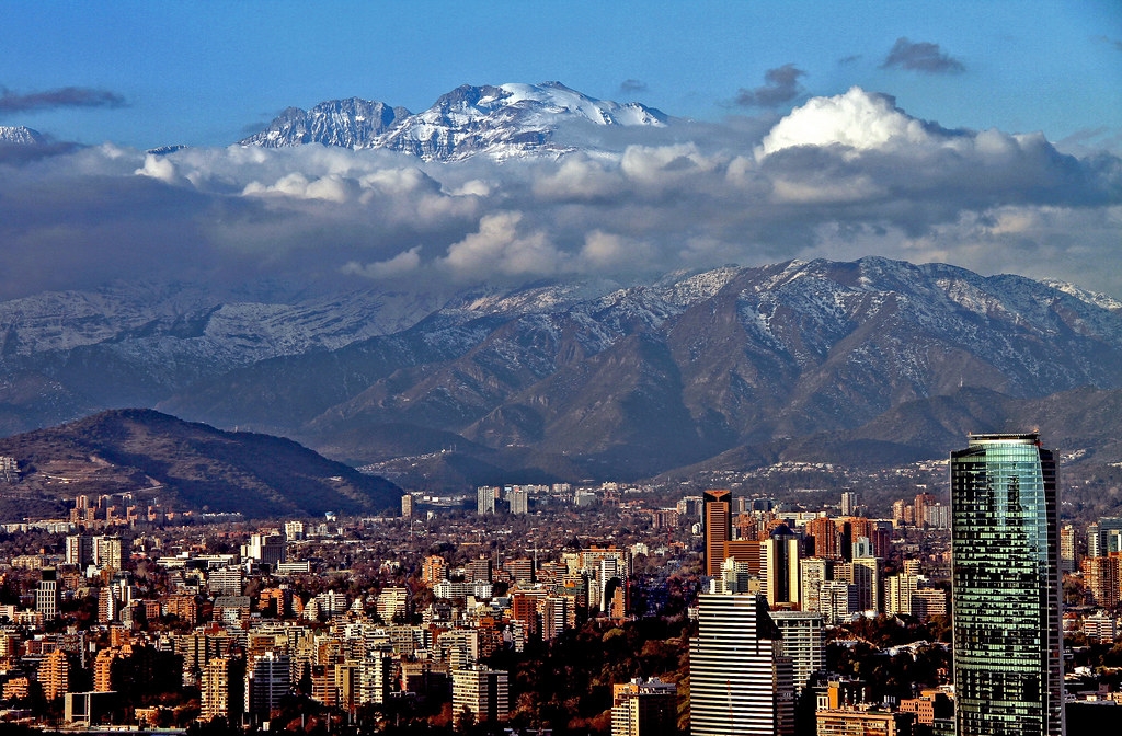 Scenic Views at Cerro el Plomo, Santiago