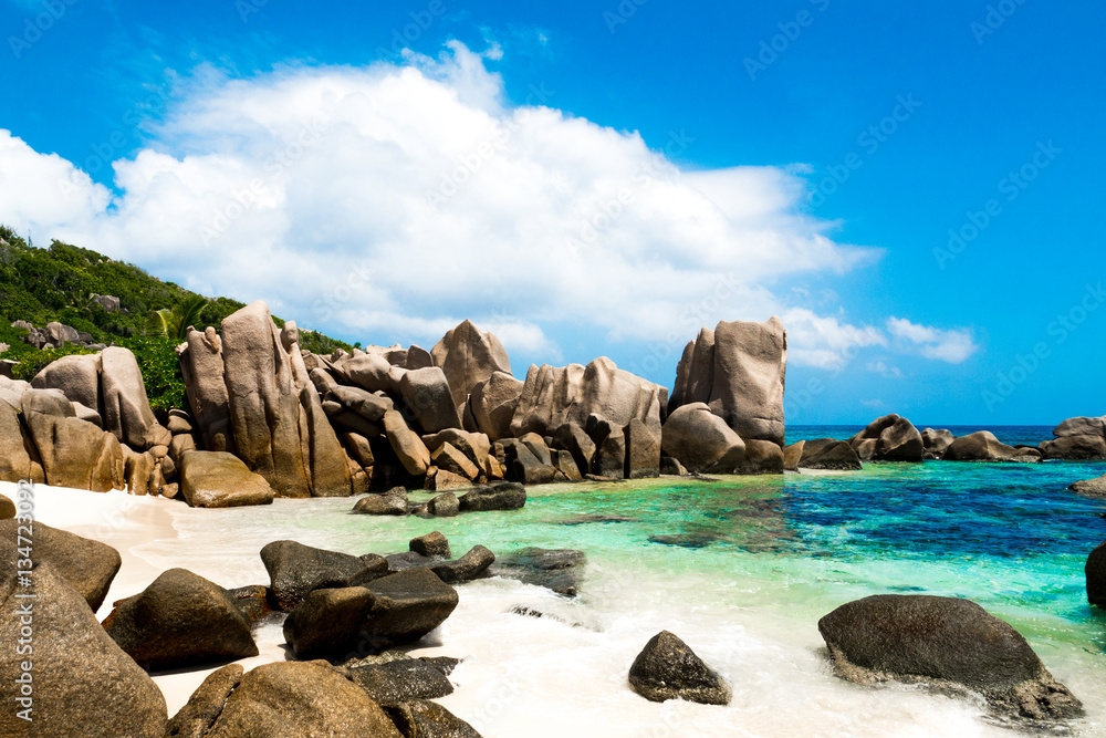 Anse Marron, La Digue – Secluded and Scenic Beach