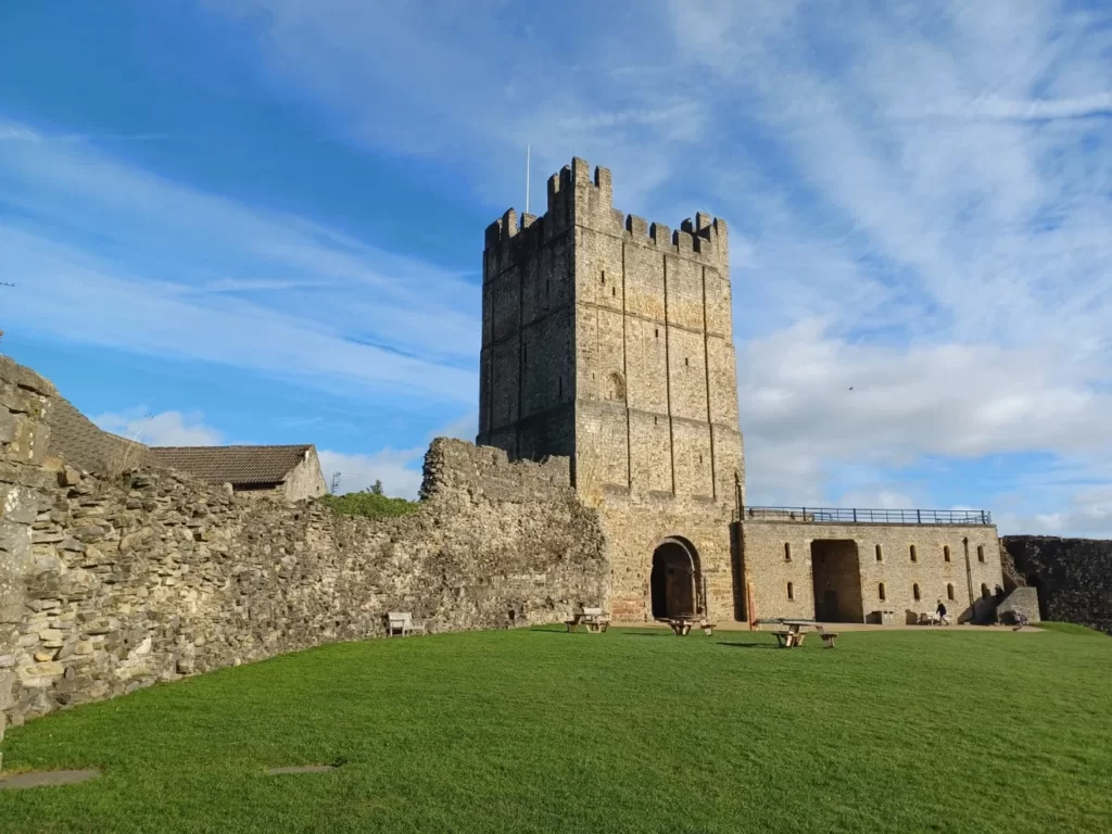 Richmond Castle: Overlooking the River Swale