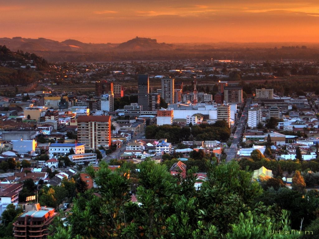 Scenic Views from Cerro Ñielol, Temuco, Chile