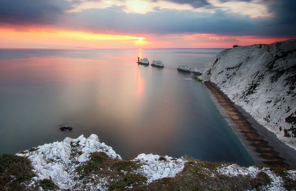 The Needles: Iconic Chalk Stacks in Isle of Wight