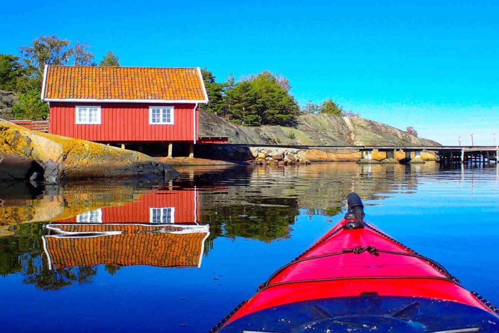 Kayaking in the Oslo Fjord