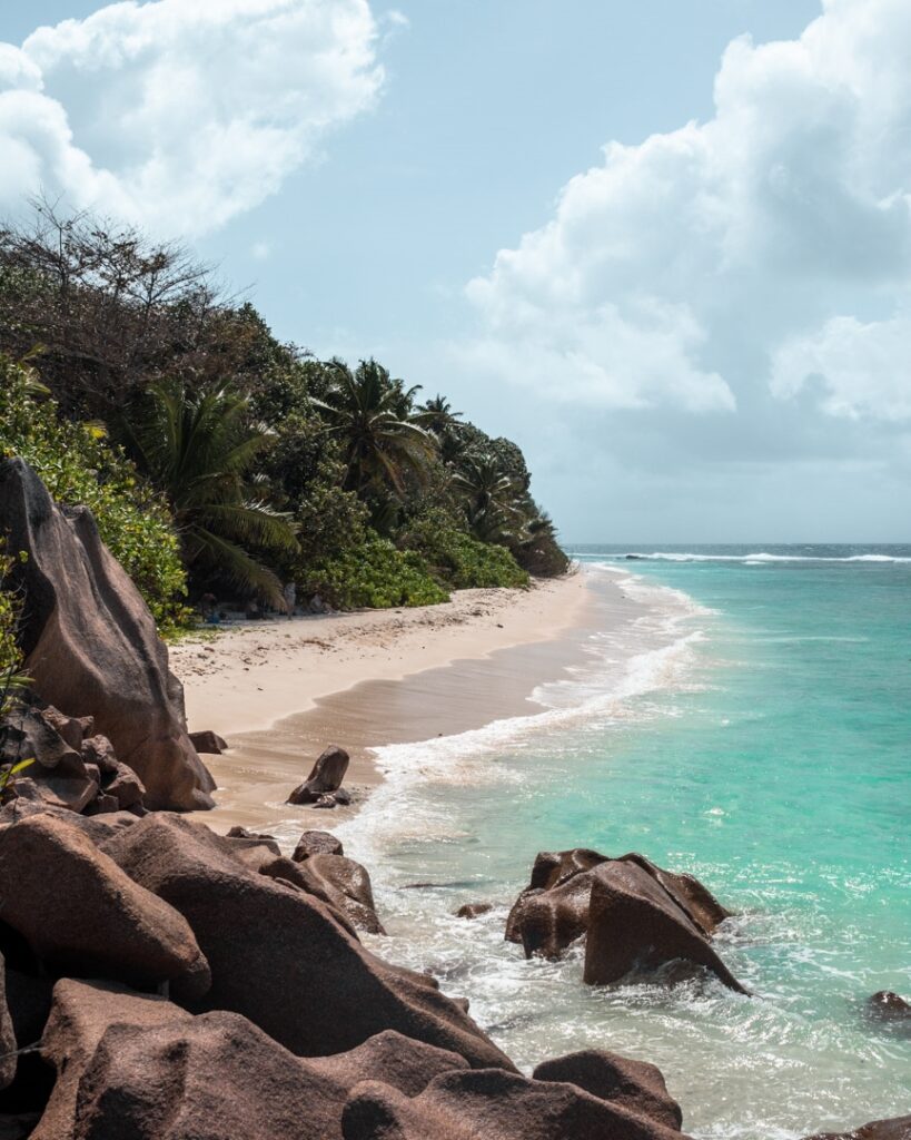 Anse Gaulette, La Digue – Quiet and Peaceful Beach