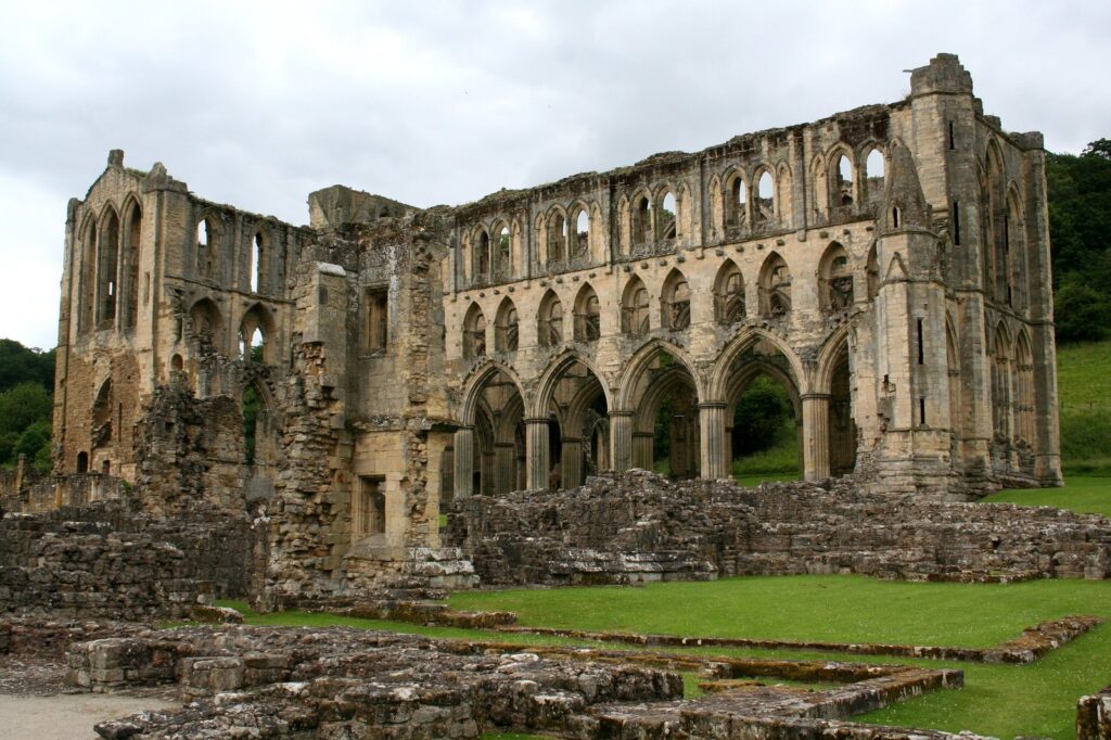 Exploring the Historic Rievaulx Abbey, Yorkshire