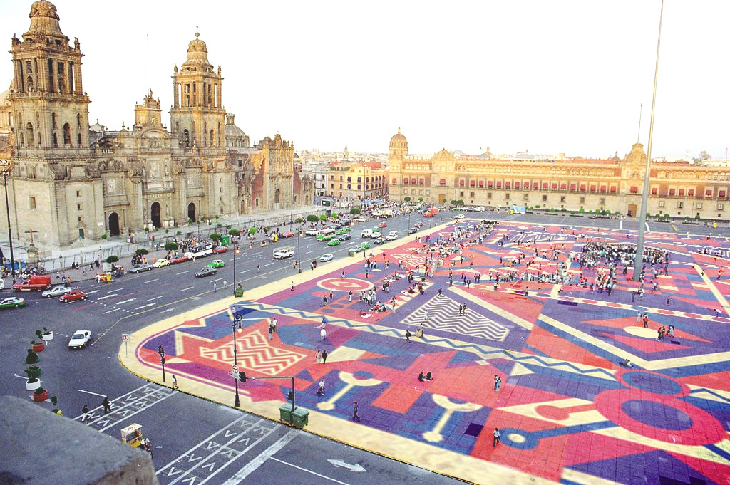 Zocalo Square in Mexico City