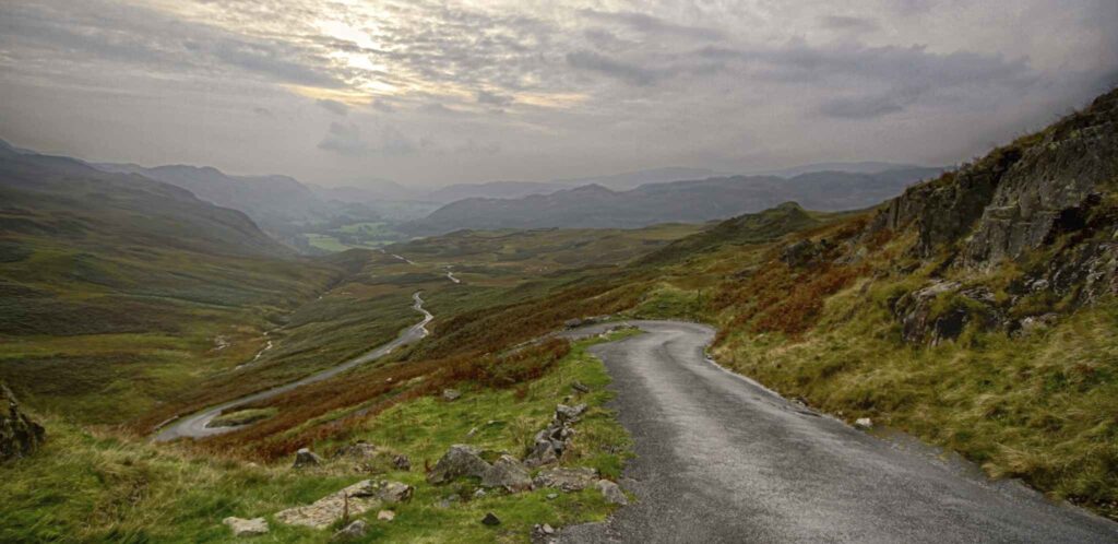 The Lake District’s Honister Pass: Dramatic Views