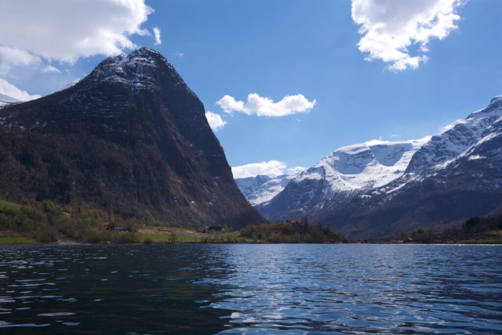 Kayaking Through the Calm Waters of Nordfjord