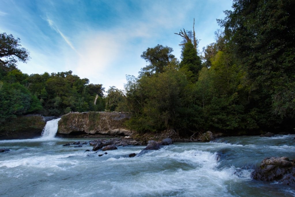 Exploring the Waterfalls of the Neltume River, Chile