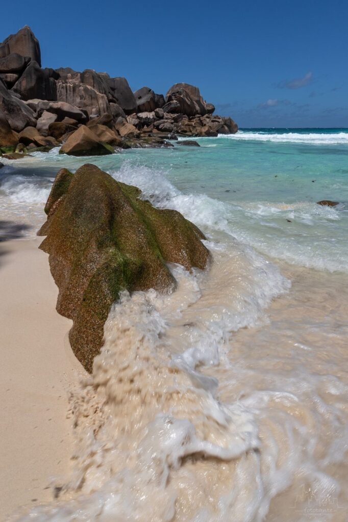 Anse Corail, La Digue – Pristine Rocky Shoreline