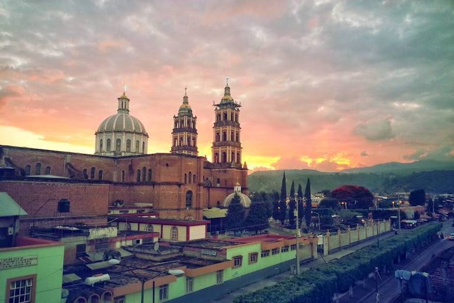 San Juan Parangaricutiro Church in Michoacán