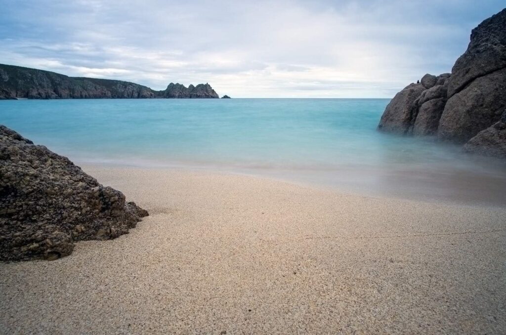 Porthcurno Beach: Golden Sands in Cornwall