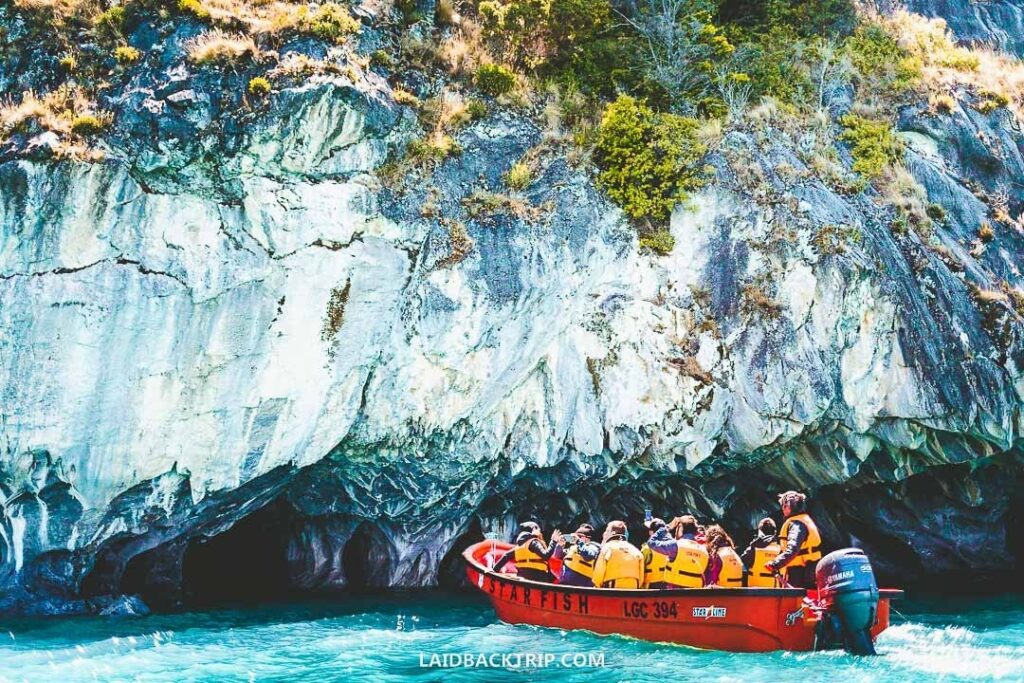 Exploring Marble Caves of Puerto Río Tranquilo, Chile